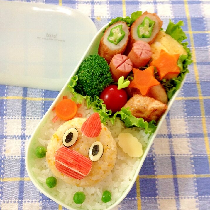 簡単キャラ弁☆そらジロー（日テレ）のお弁当♪